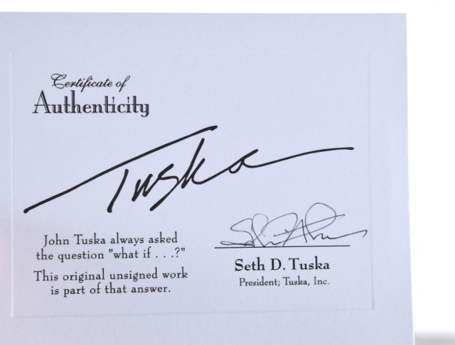 Tuska Wood Cut Print