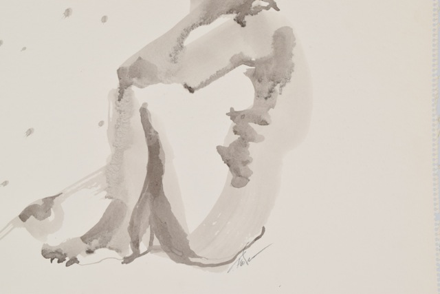 Original Tuska Female Watercolor Painting