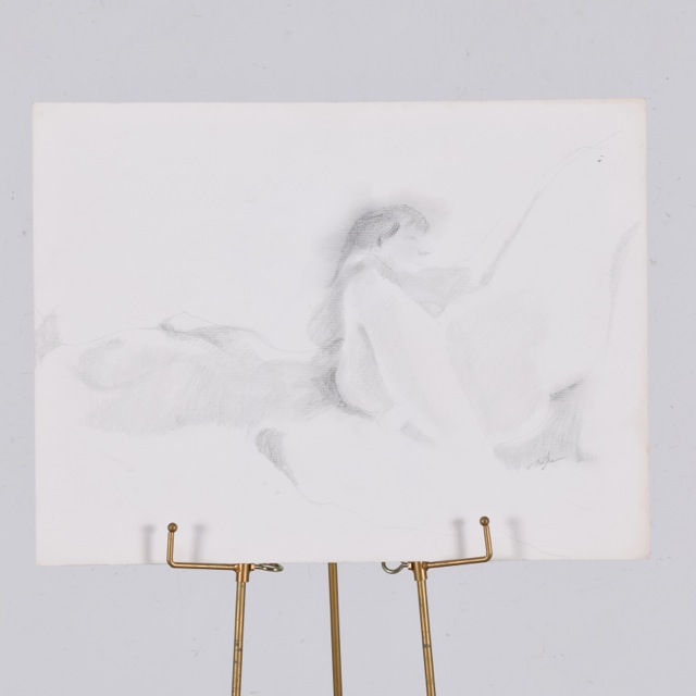 Original Tuska Graphite Drawing