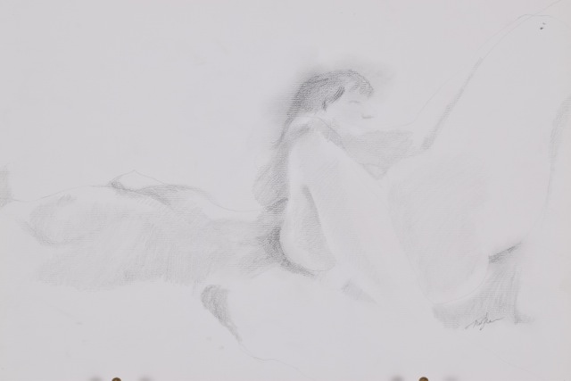 Original Tuska Graphite Drawing