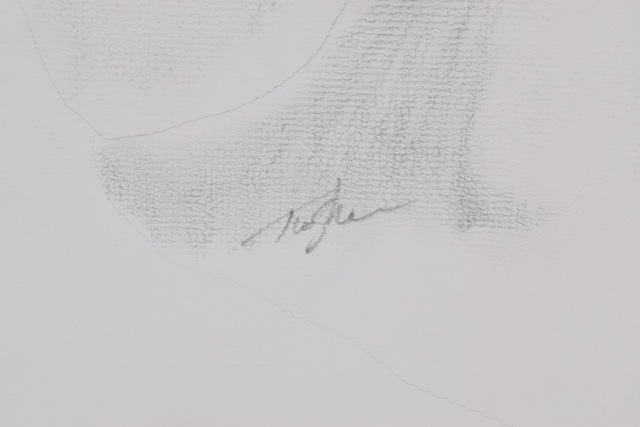 Original Tuska Graphite Drawing