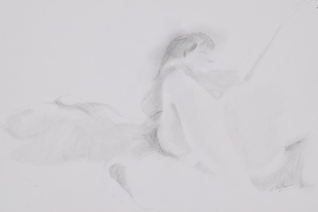 Original Tuska Graphite Drawing