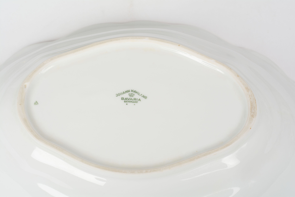 German Johann Haviland "Sepia Rose" China Dinner Service