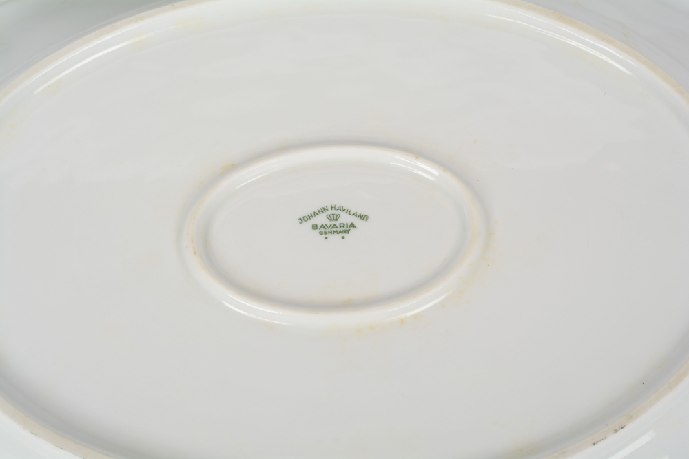 German Johann Haviland "Sepia Rose" China Dinner Service