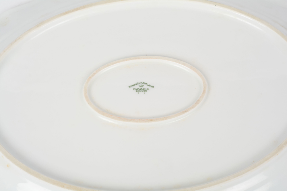 German Johann Haviland "Sepia Rose" China Dinner Service