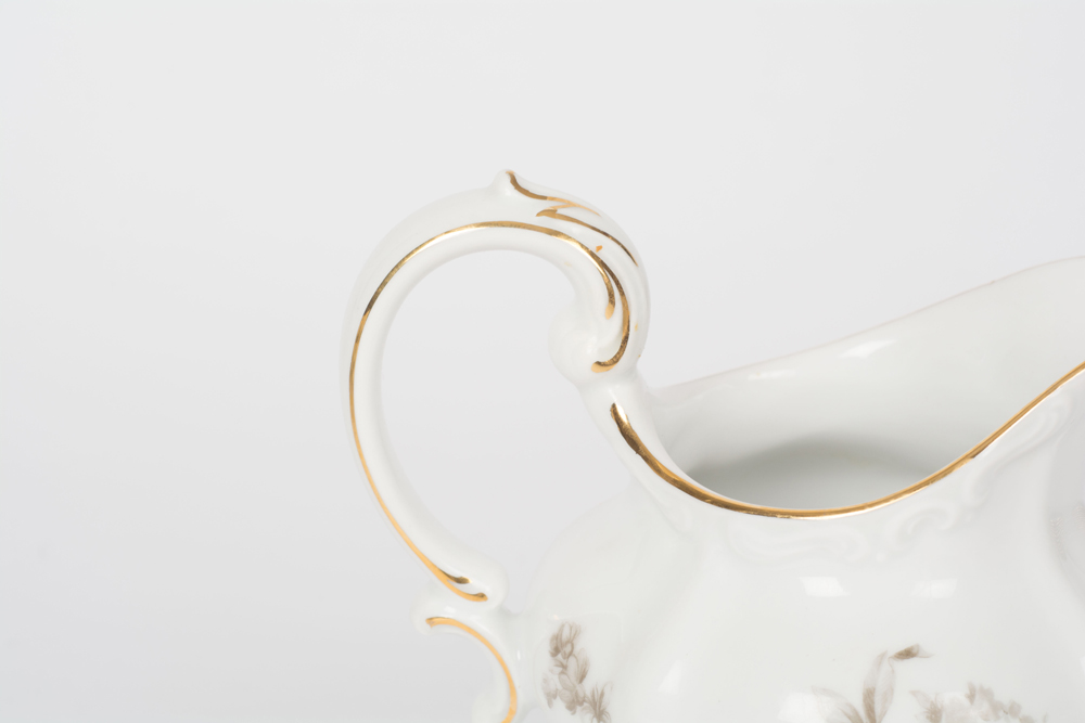 German Johann Haviland "Sepia Rose" China Dinner Service