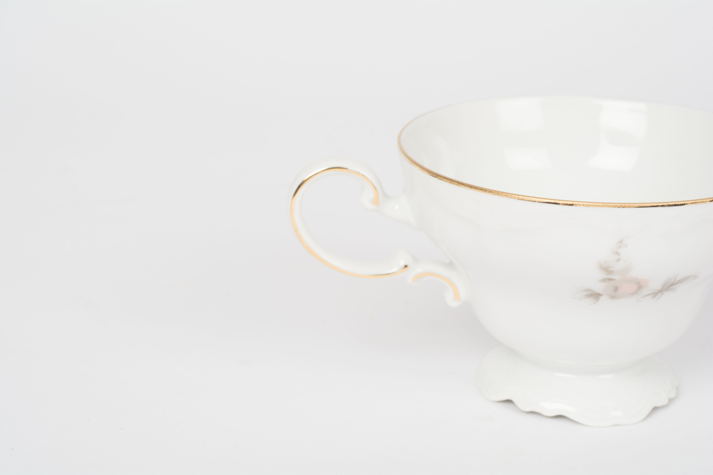 German Johann Haviland "Sepia Rose" China Dinner Service