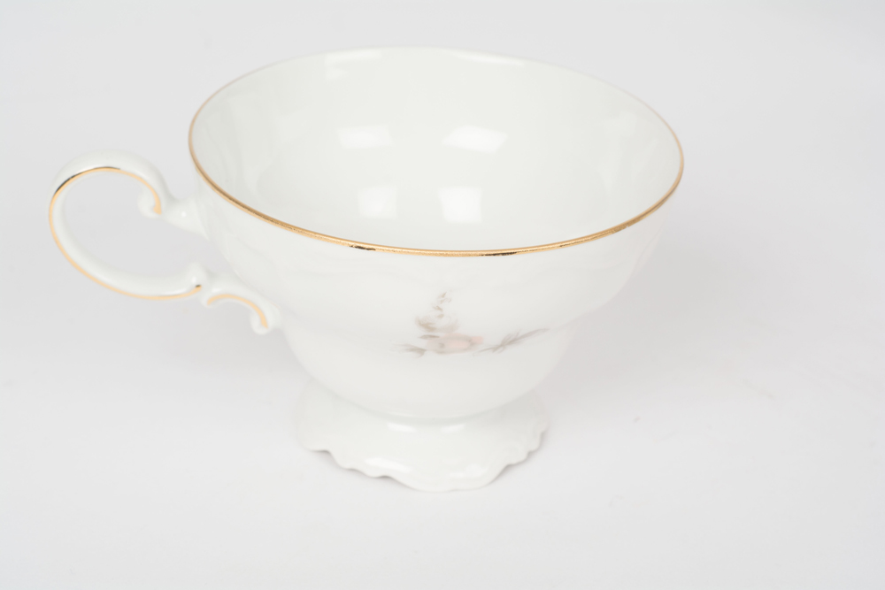 German Johann Haviland "Sepia Rose" China Dinner Service