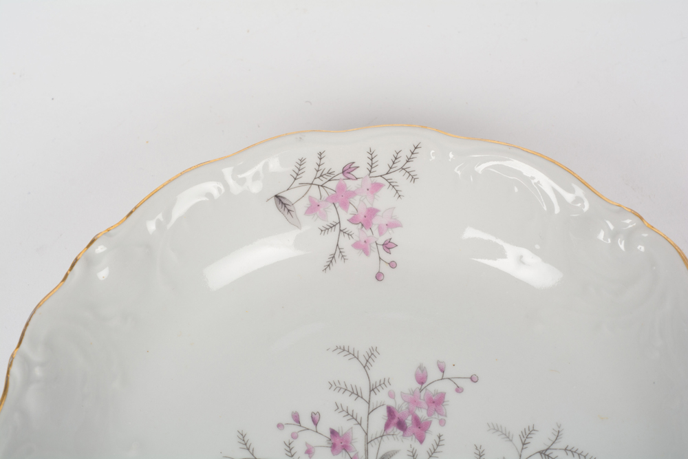 German Johann Haviland "Sepia Rose" China Dinner Service