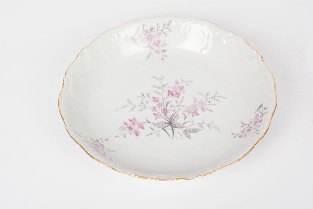 German Johann Haviland "Sepia Rose" China Dinner Service