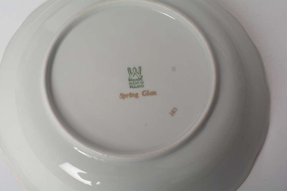 German Johann Haviland "Sepia Rose" China Dinner Service