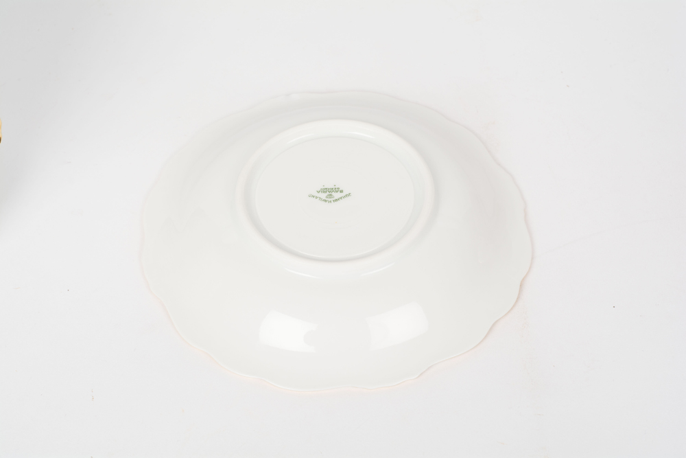 German Johann Haviland "Sepia Rose" China Dinner Service