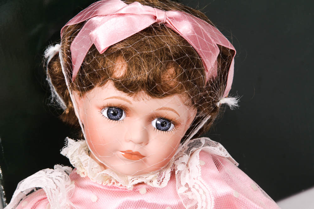 Collection of Geppeddo Porcelain Dolls