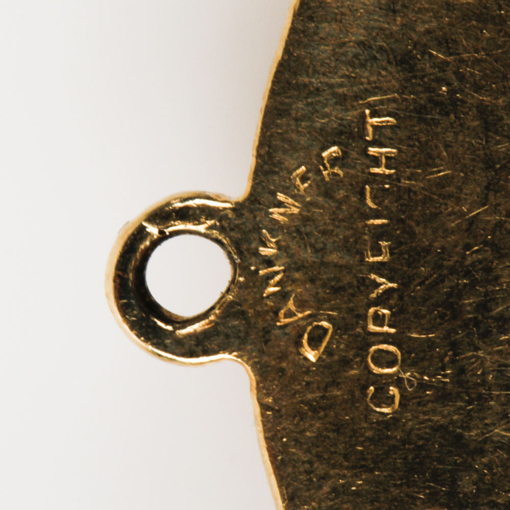 Dankner 14K Yellow Gold and Diamond Wedding Bells Charm