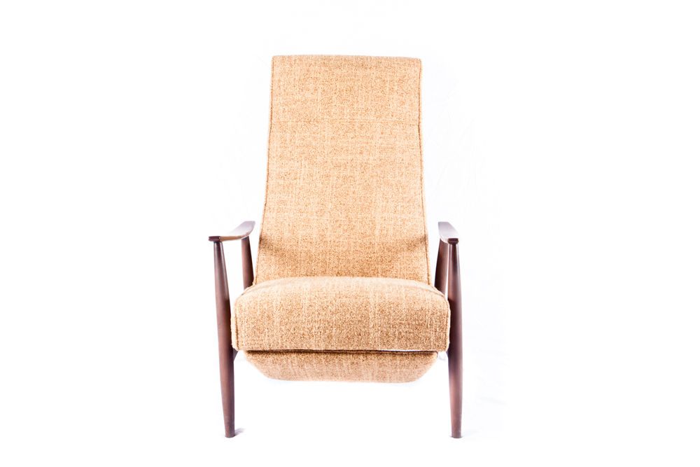Milo Baughman Mid Century Modern Reclining Lounge Chair