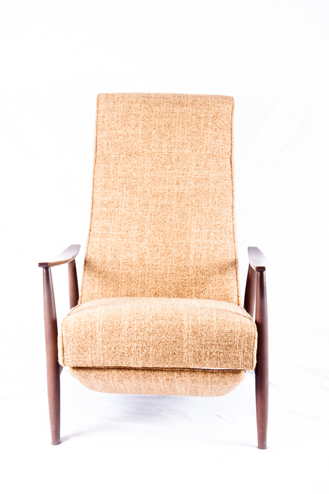 Milo Baughman Mid Century Modern Reclining Lounge Chair