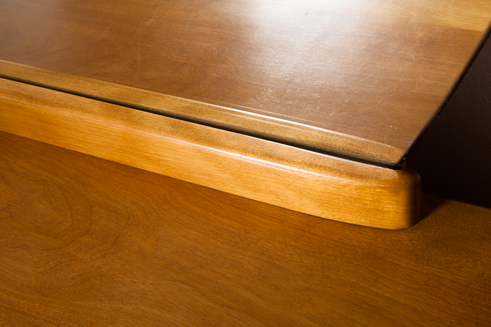 Art Deco Oak Dresser with Mirror
