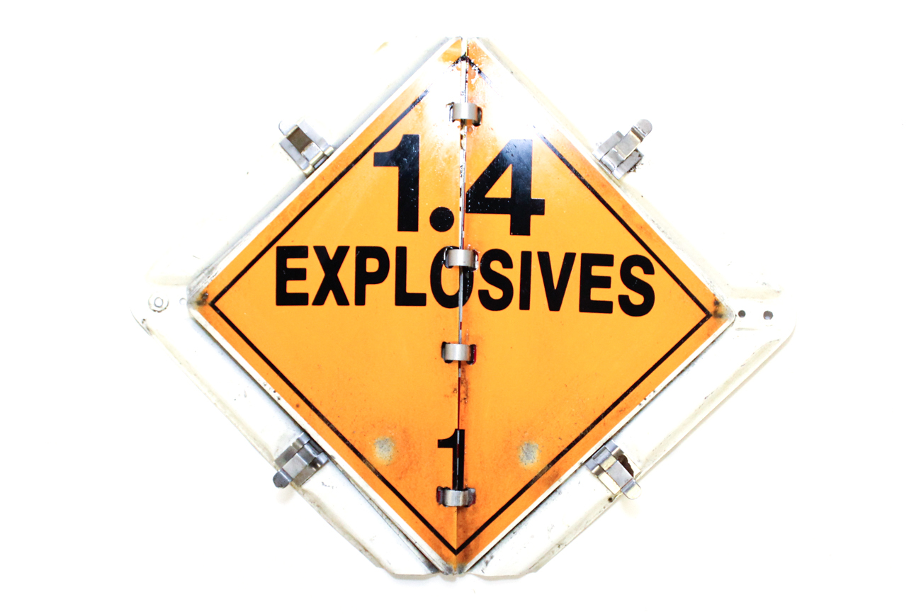 Hazardous Flip-File Truck Placard