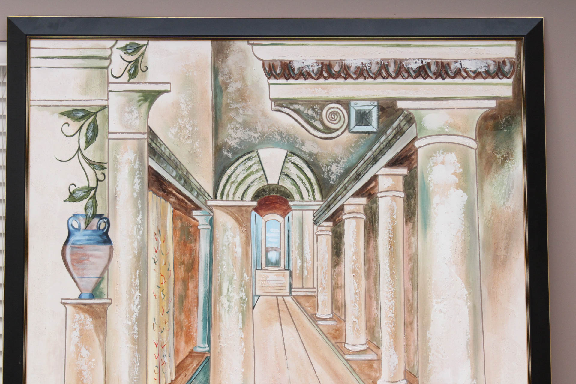 Original Ron Burnett Oil on Canvas