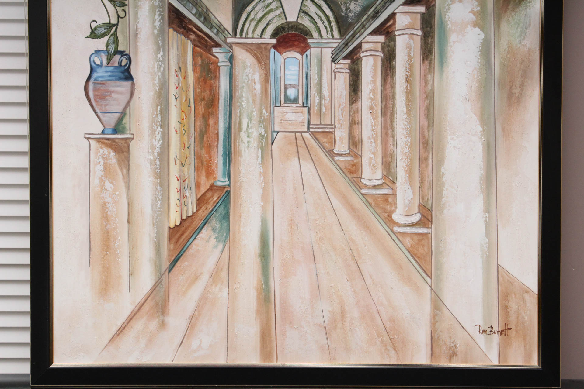 Original Ron Burnett Oil on Canvas