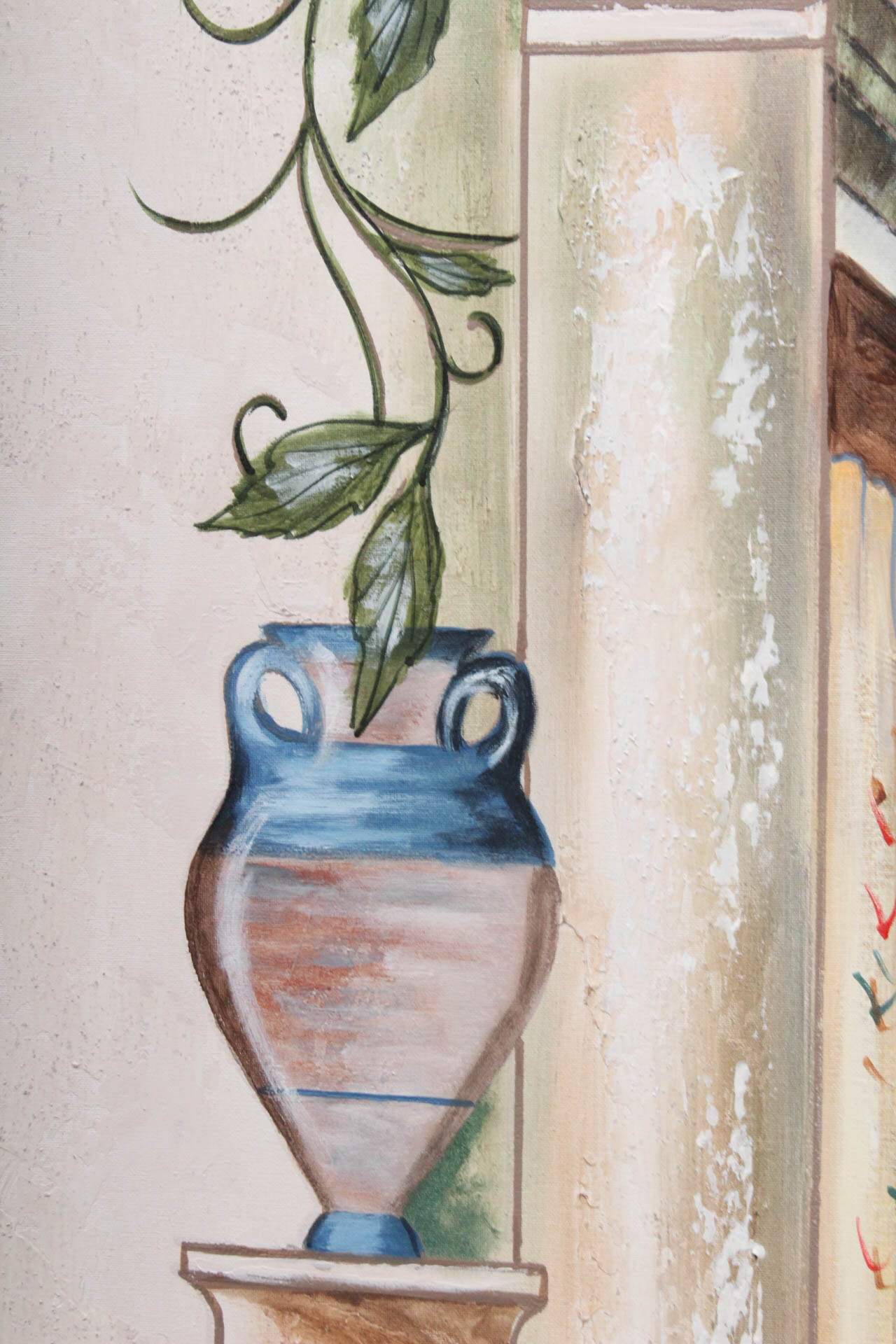 Original Ron Burnett Oil on Canvas