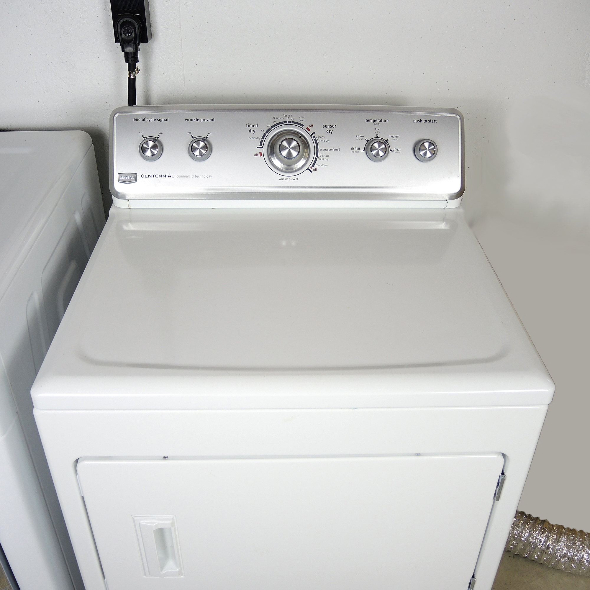 Maytag Centennial White Electric Dryer
