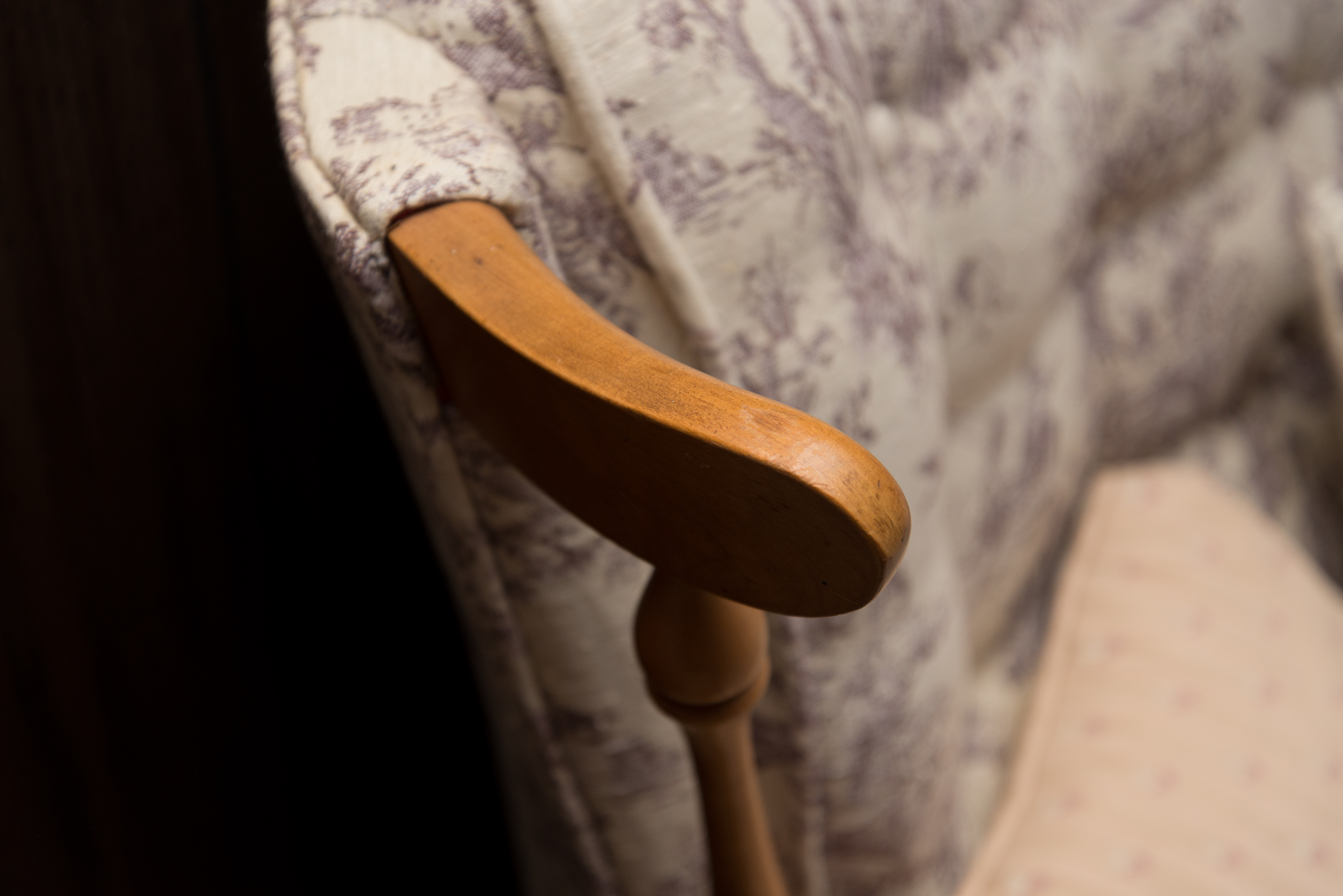 Upholstered Windsor Style Sofa