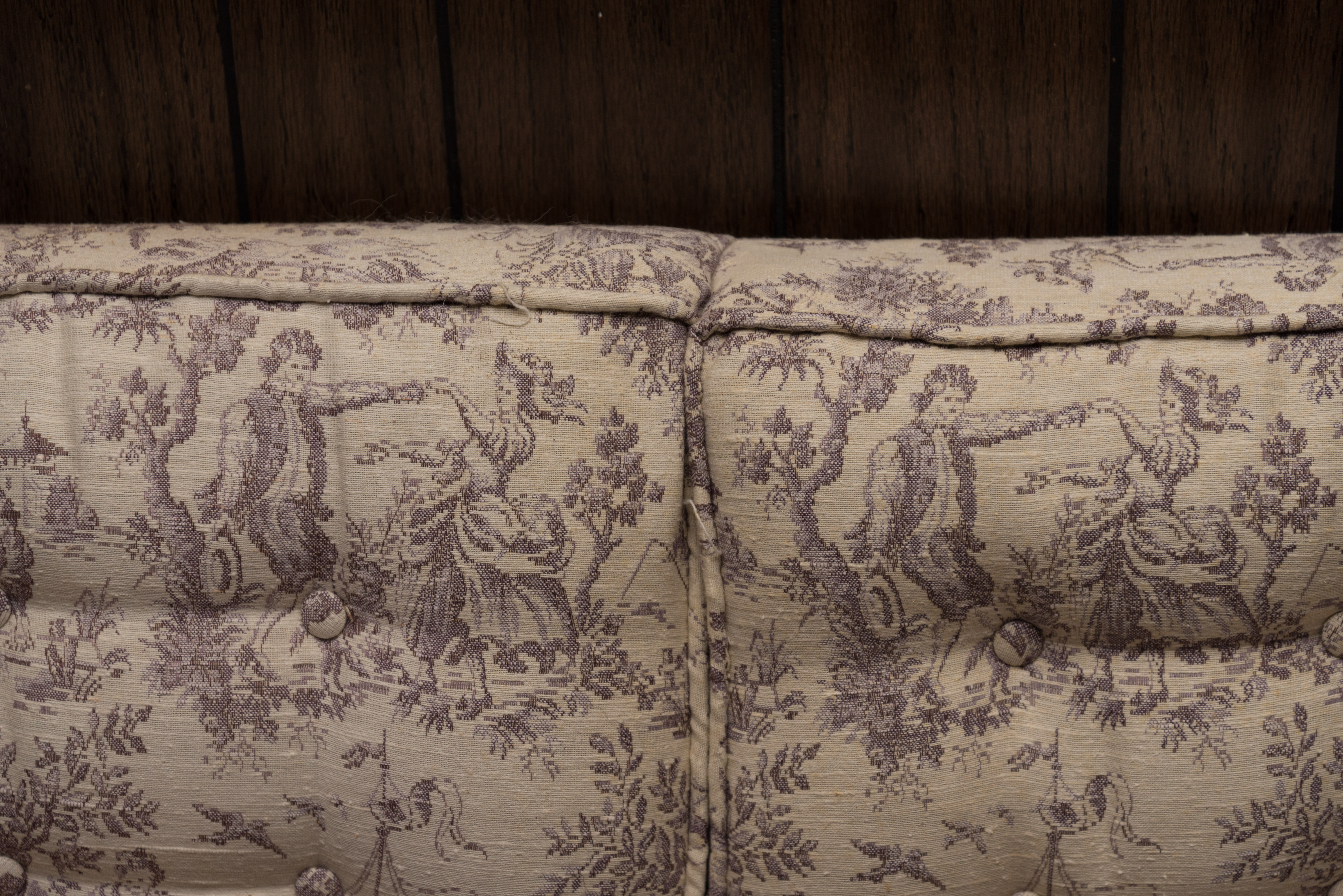 Upholstered Windsor Style Sofa