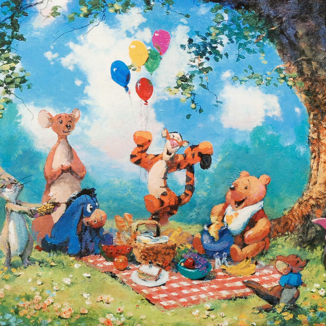 James Coleman Lithograph on Paper "Splendiferous Picnic"