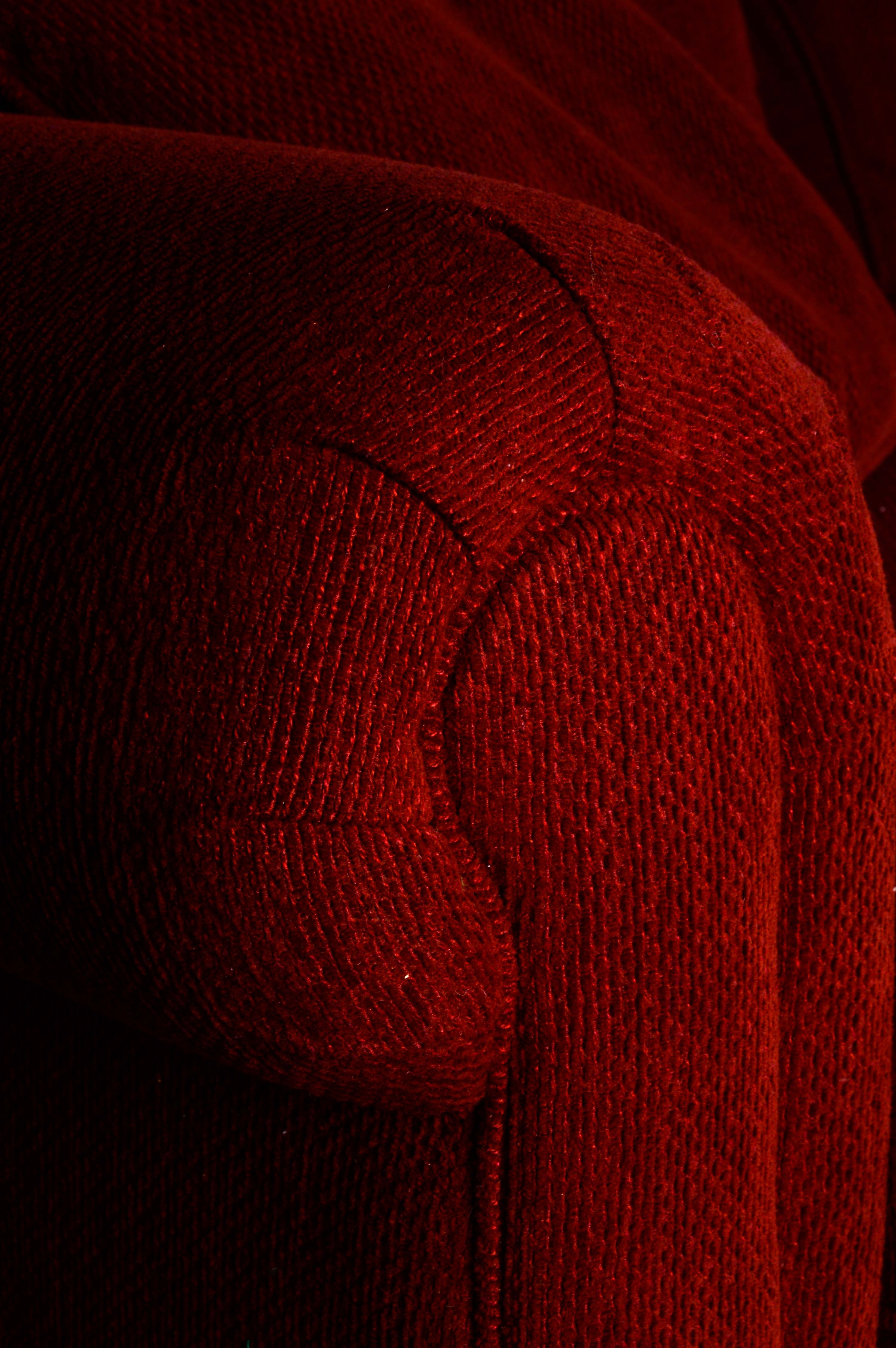 Red Sectional Sofa with Chaise Lounge