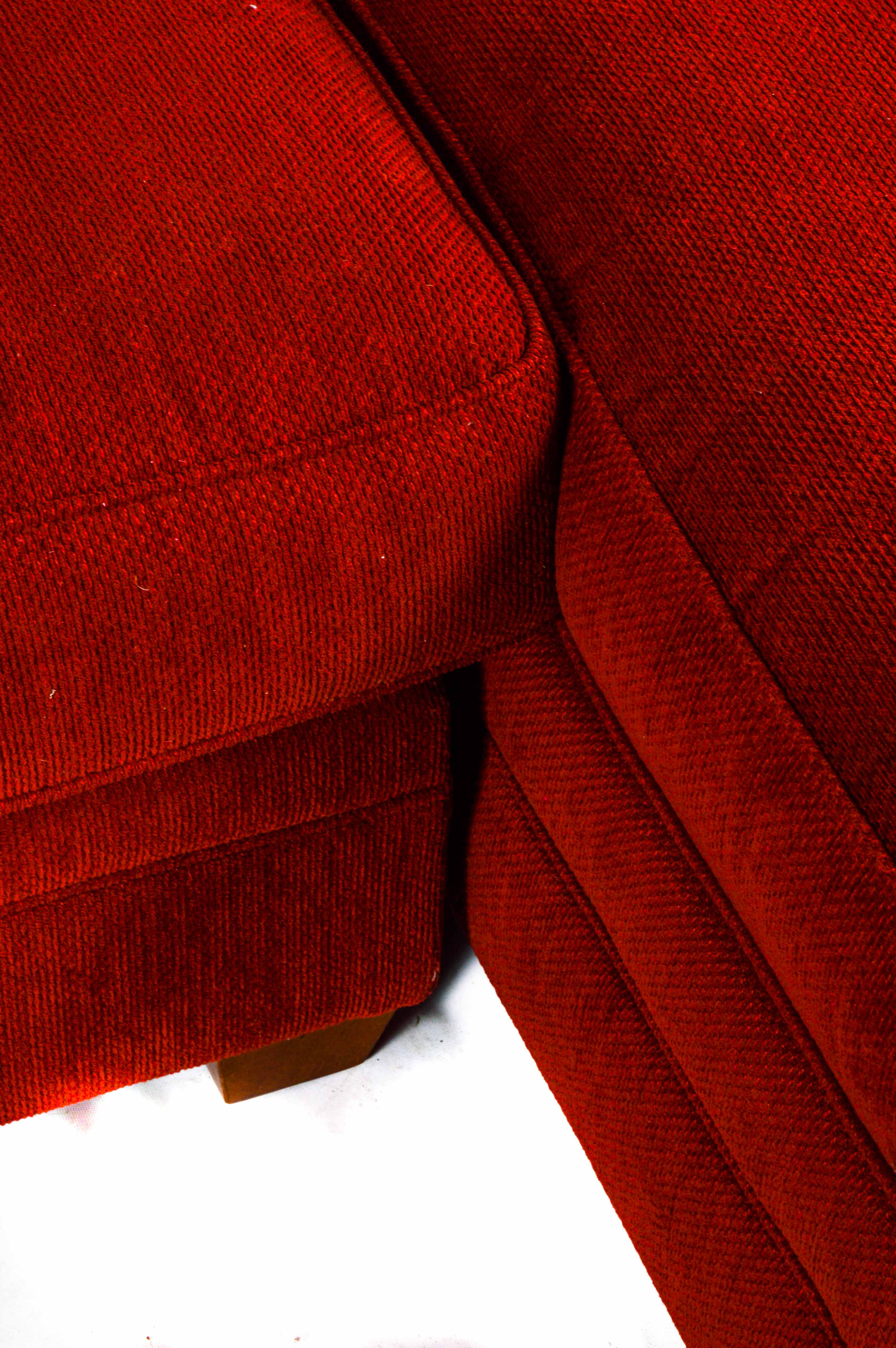 Red Sectional Sofa with Chaise Lounge