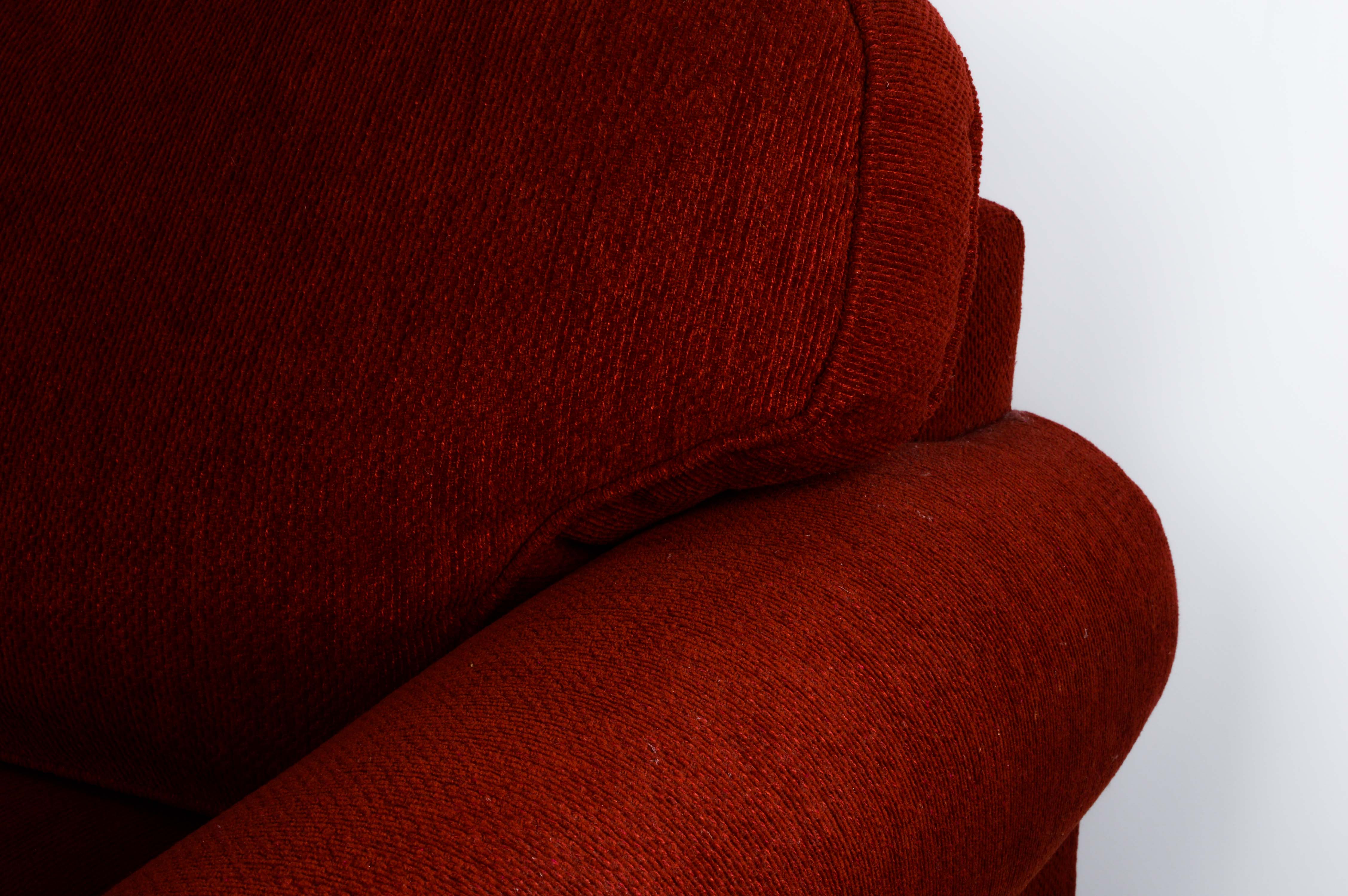 Red Sectional Sofa with Chaise Lounge