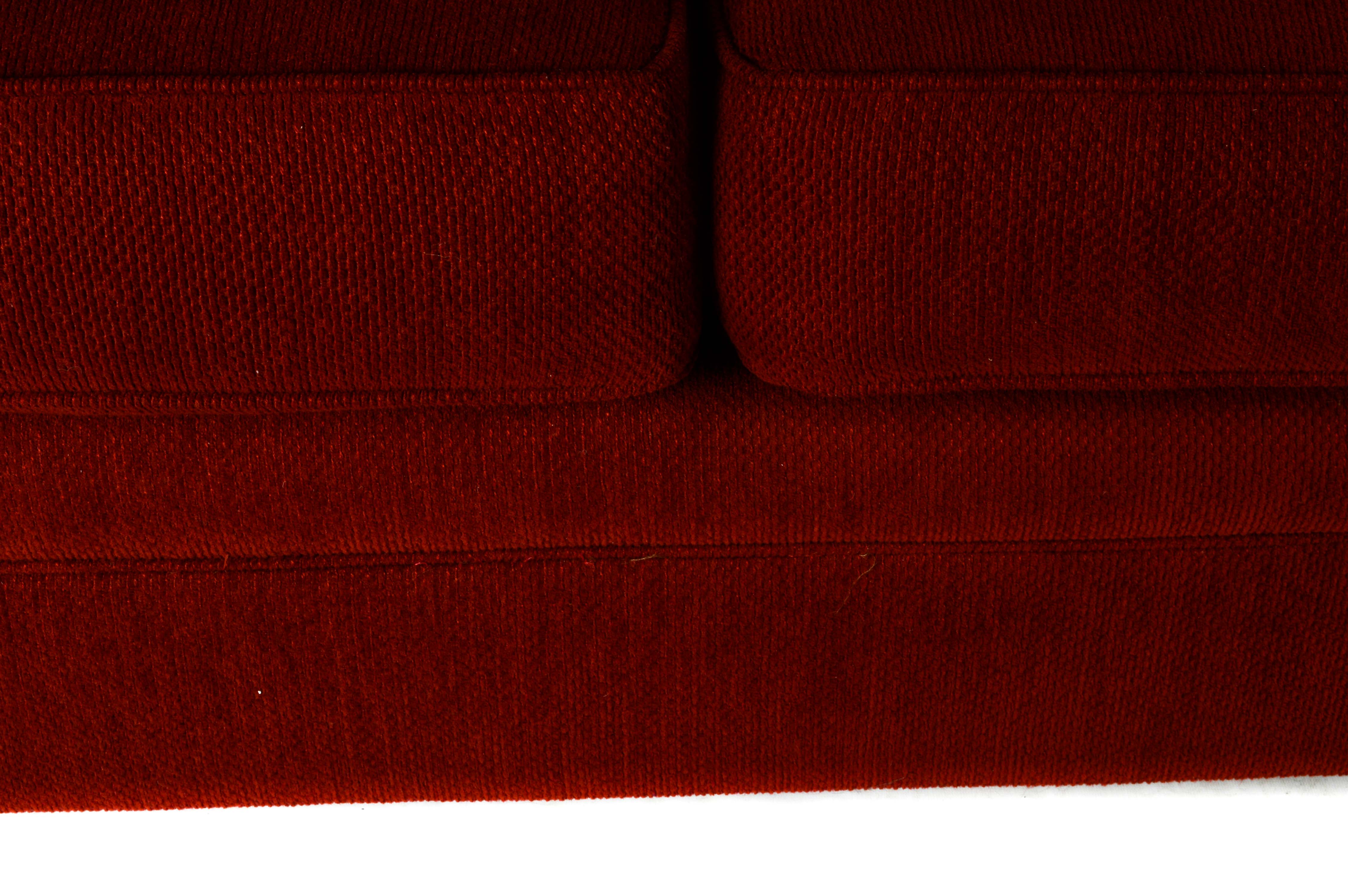 Red Sectional Sofa with Chaise Lounge
