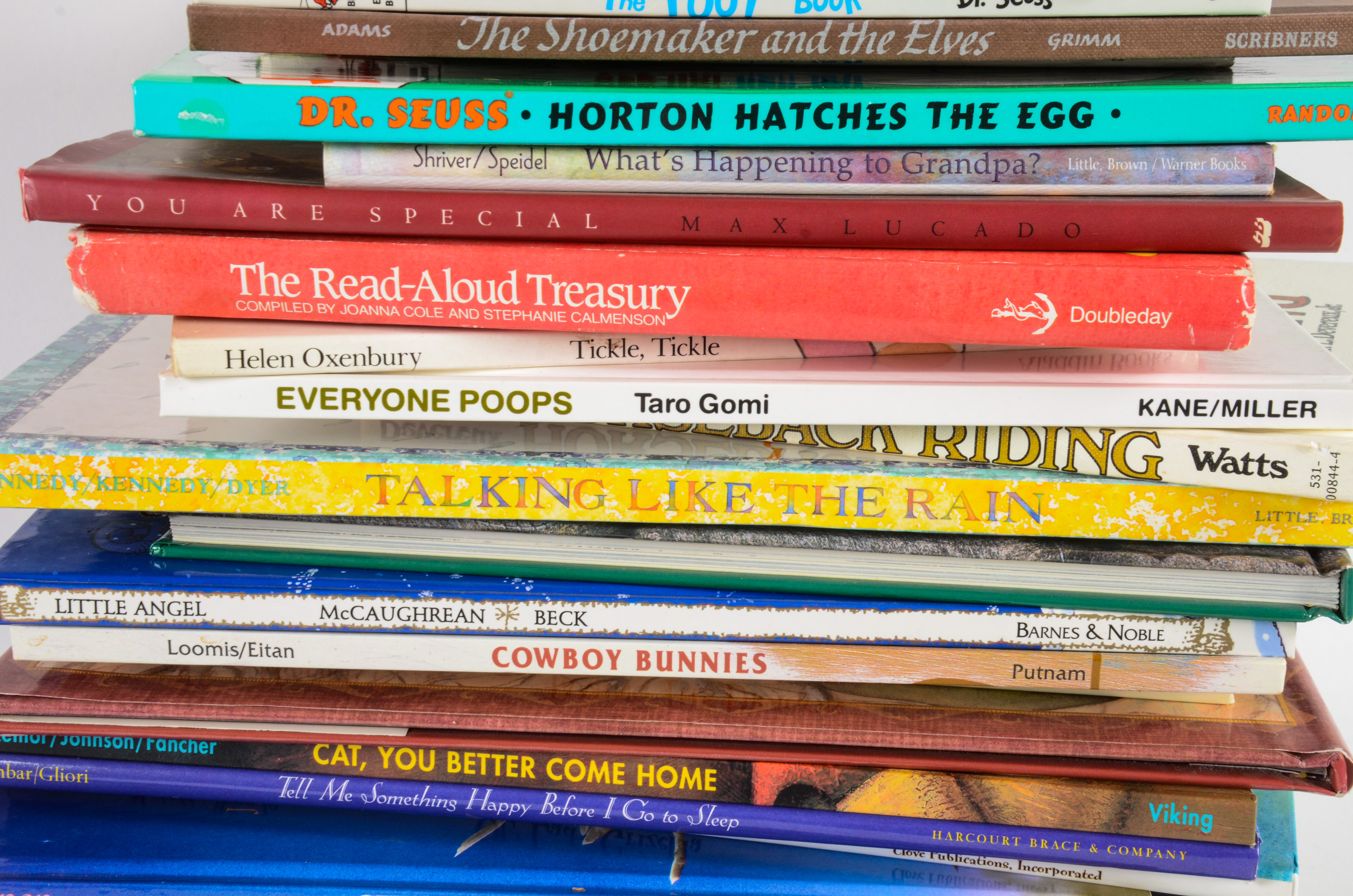 Generous Collection of Chidren's Books and a Sock Monkey Toy