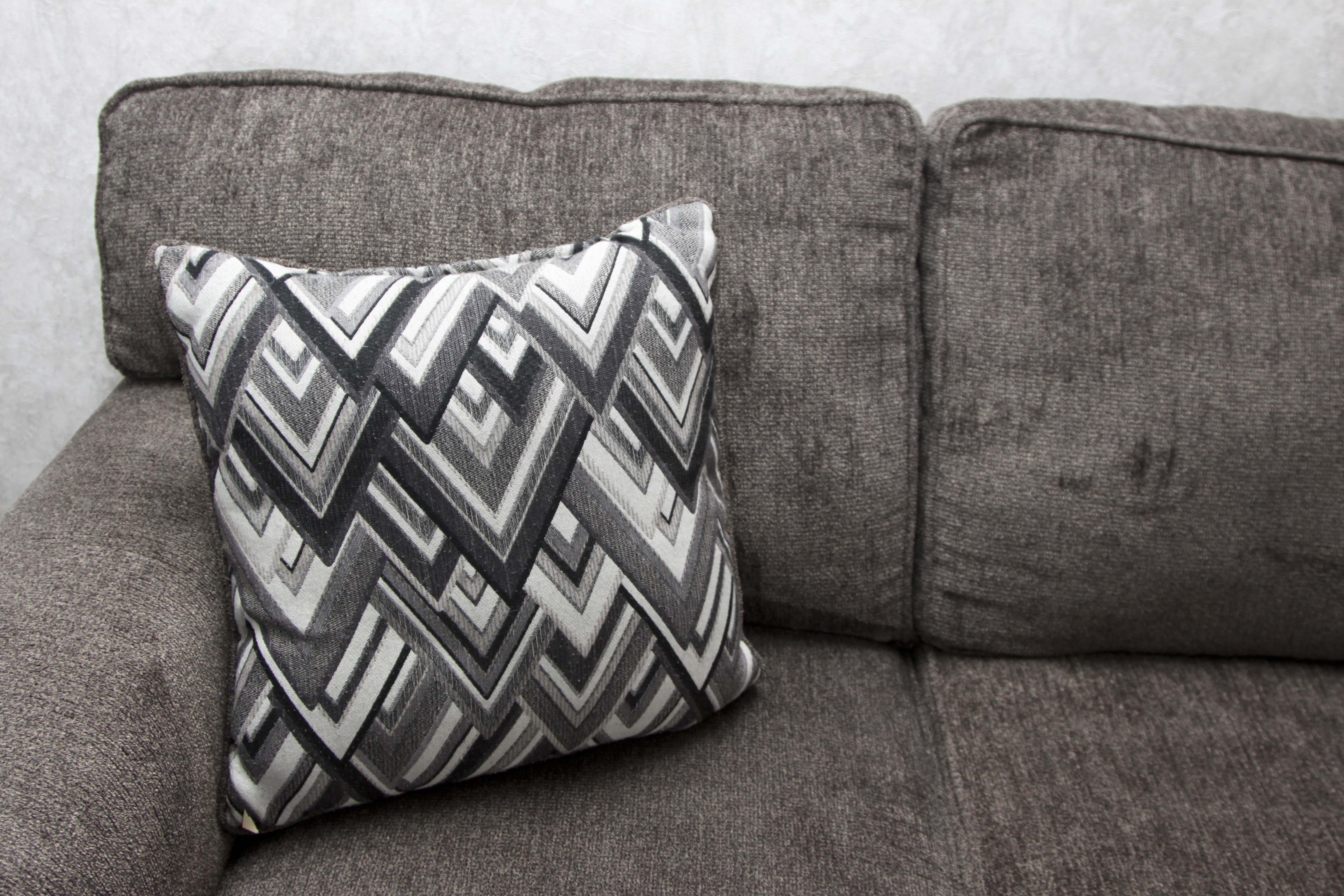 Sofa and Accent Pillows