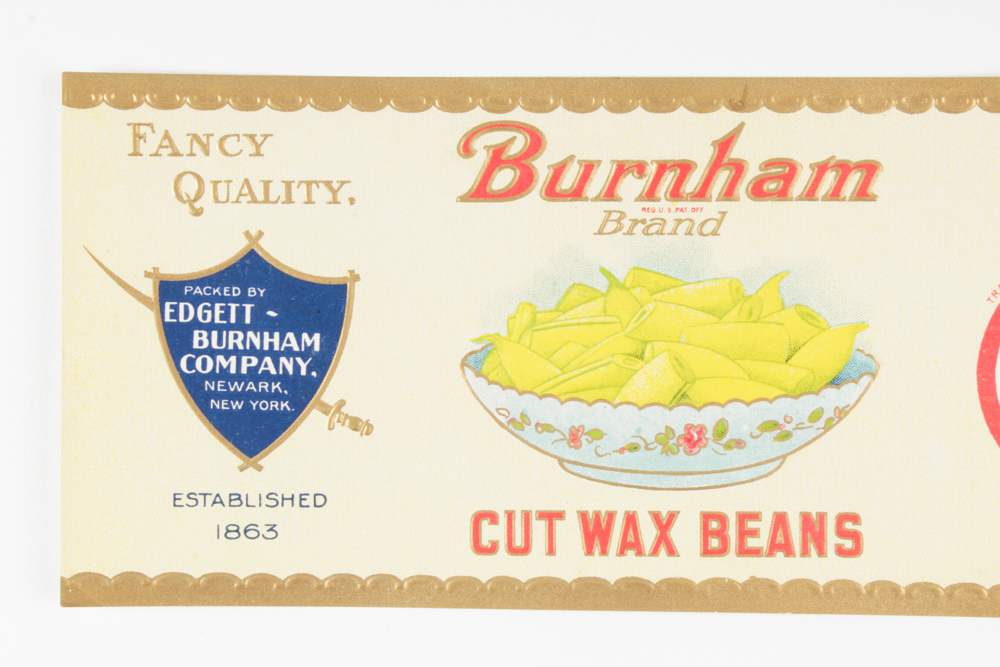 Vintage Tin Can Label Collection