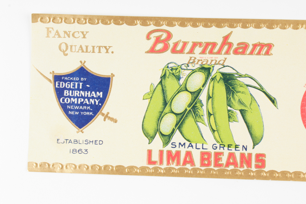 Vintage Tin Can Label Collection