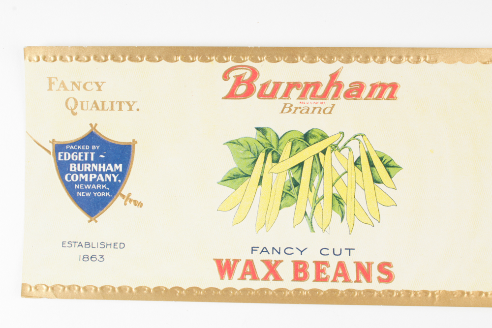 Vintage Tin Can Label Collection