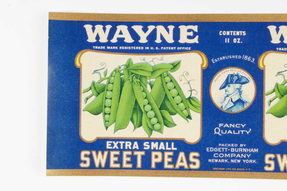 Vintage Tin Can Label Collection