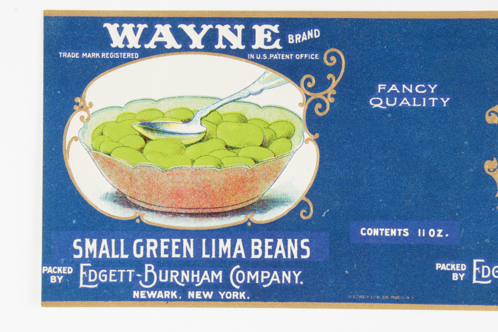 Vintage Tin Can Label Collection