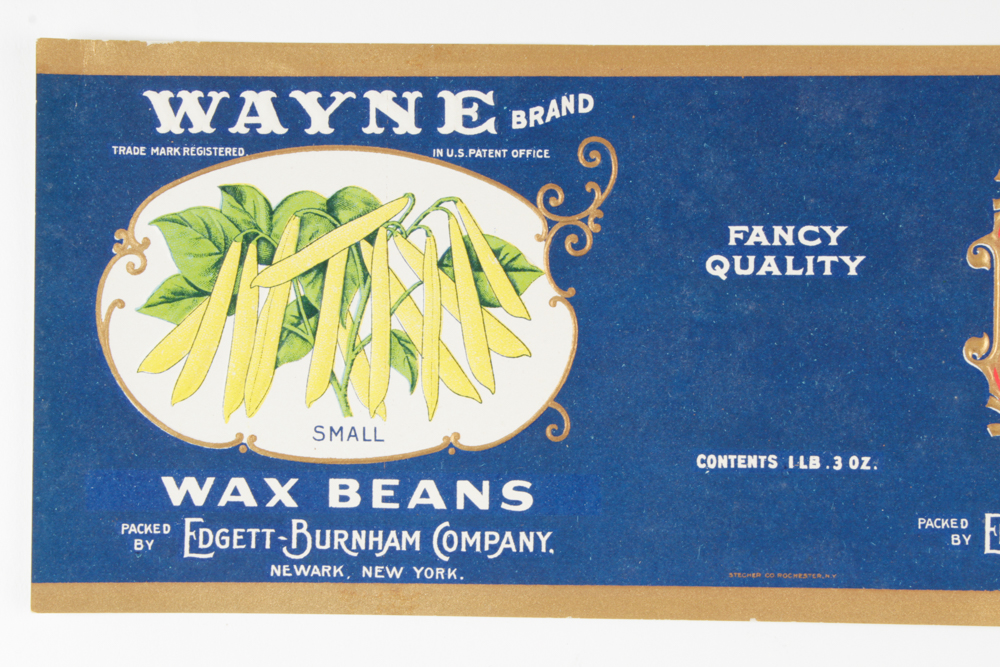 Vintage Tin Can Label Collection