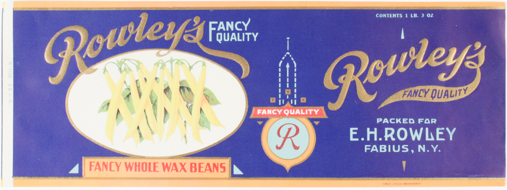 Vintage Tin Can Label Collection