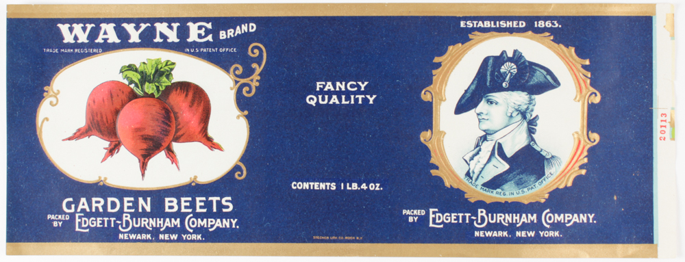 Vintage Tin Can Label Collection