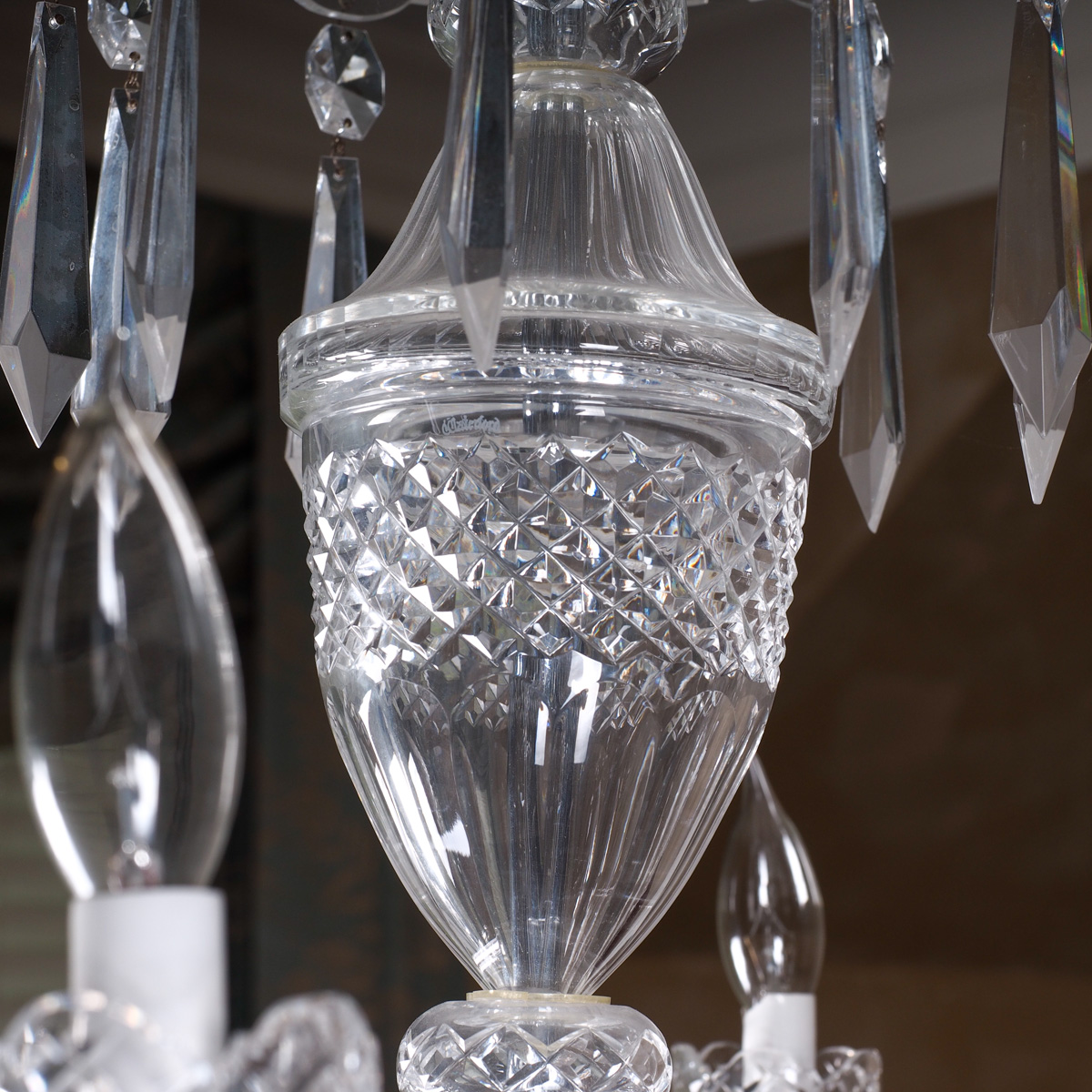 Vintage Waterford Crystal Chandelier 1970s