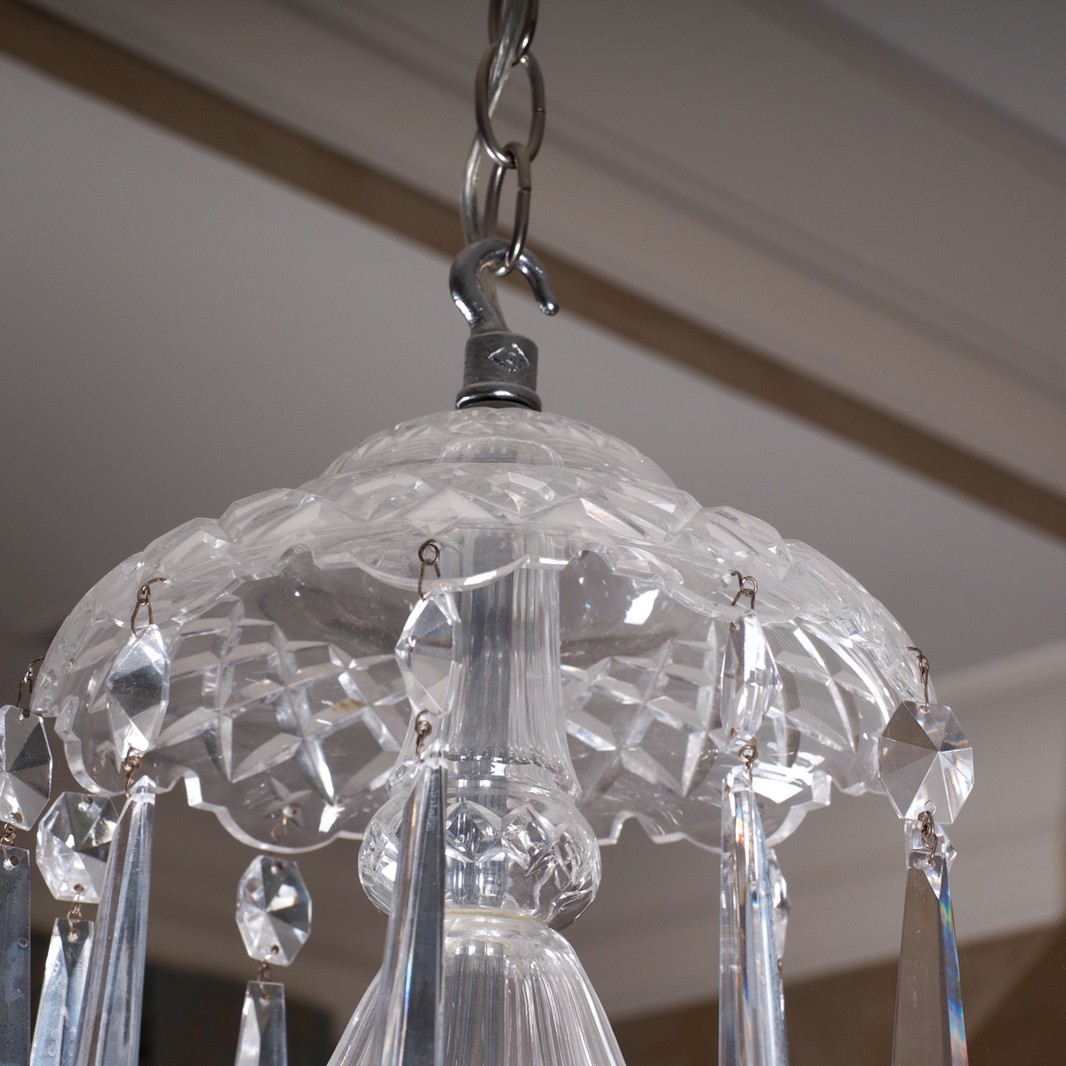 Vintage Waterford Crystal Chandelier 1970s