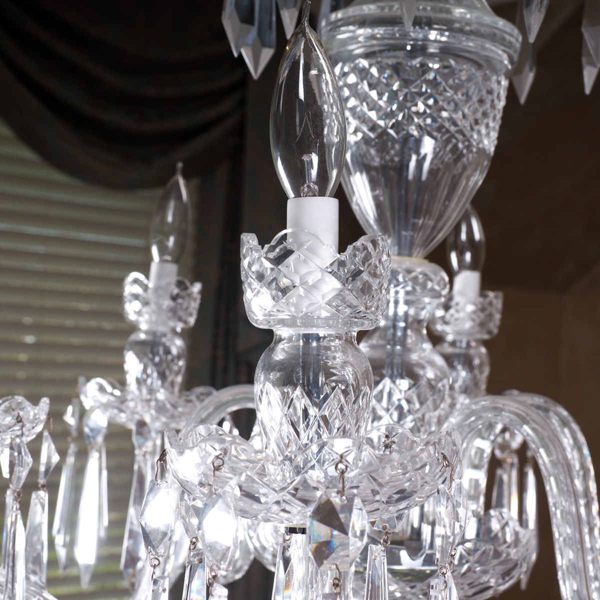Vintage Waterford Crystal Chandelier 1970s