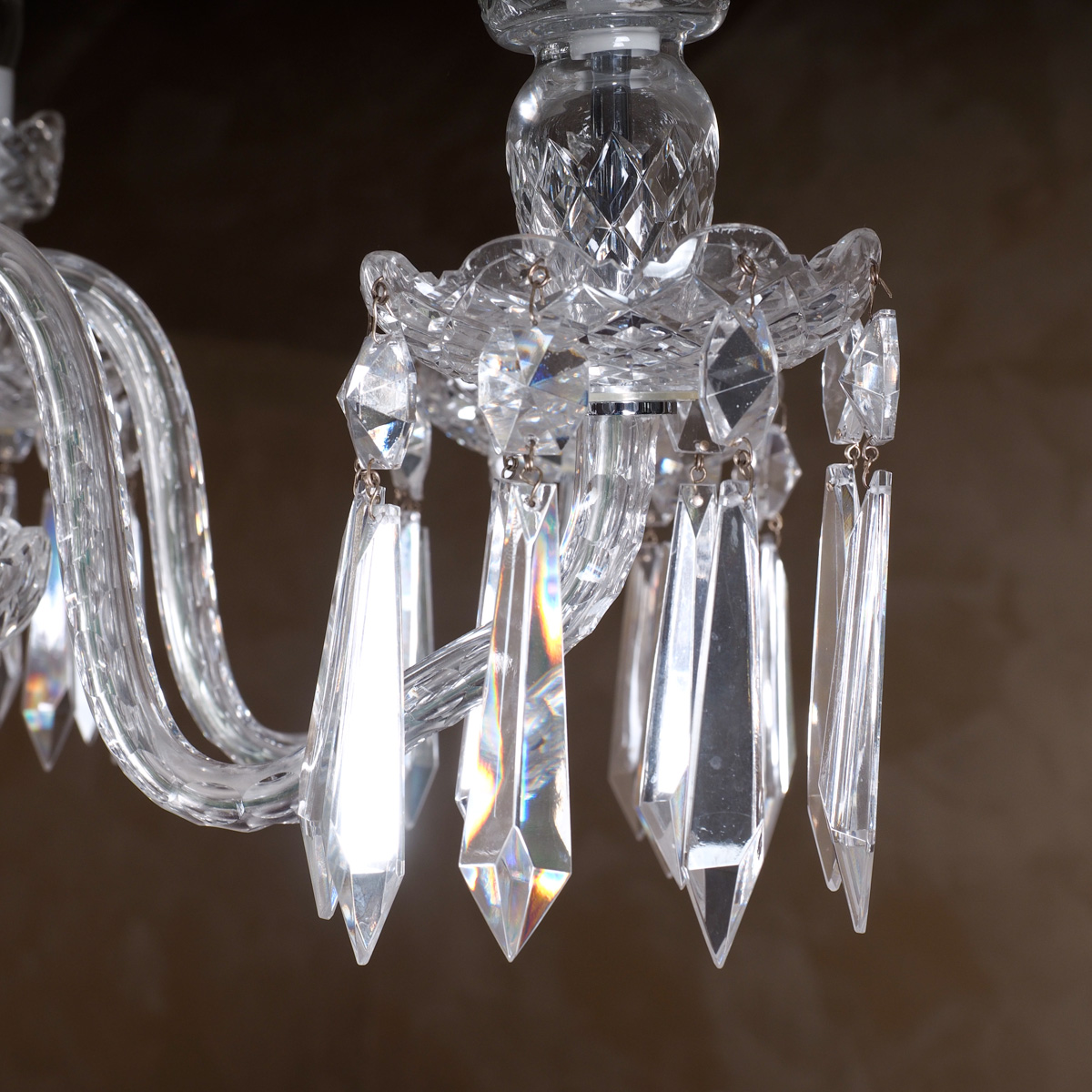 Vintage Waterford Crystal Chandelier 1970s