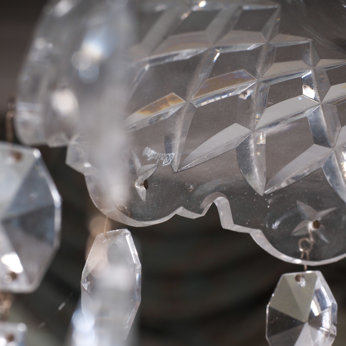 Vintage Waterford Crystal Chandelier 1970s