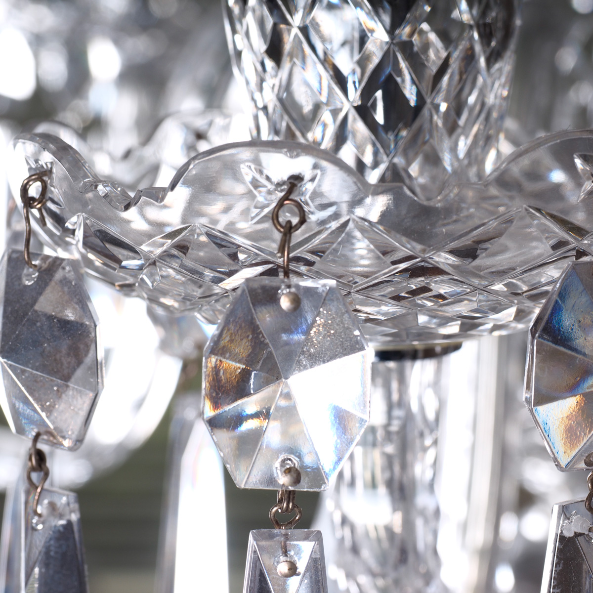 Vintage Waterford Crystal Chandelier 1970s