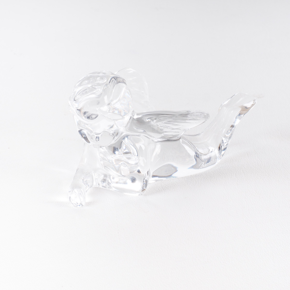 Baccarat Crystal Cherub Figurine